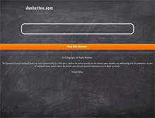 Tablet Screenshot of donhatten.com
